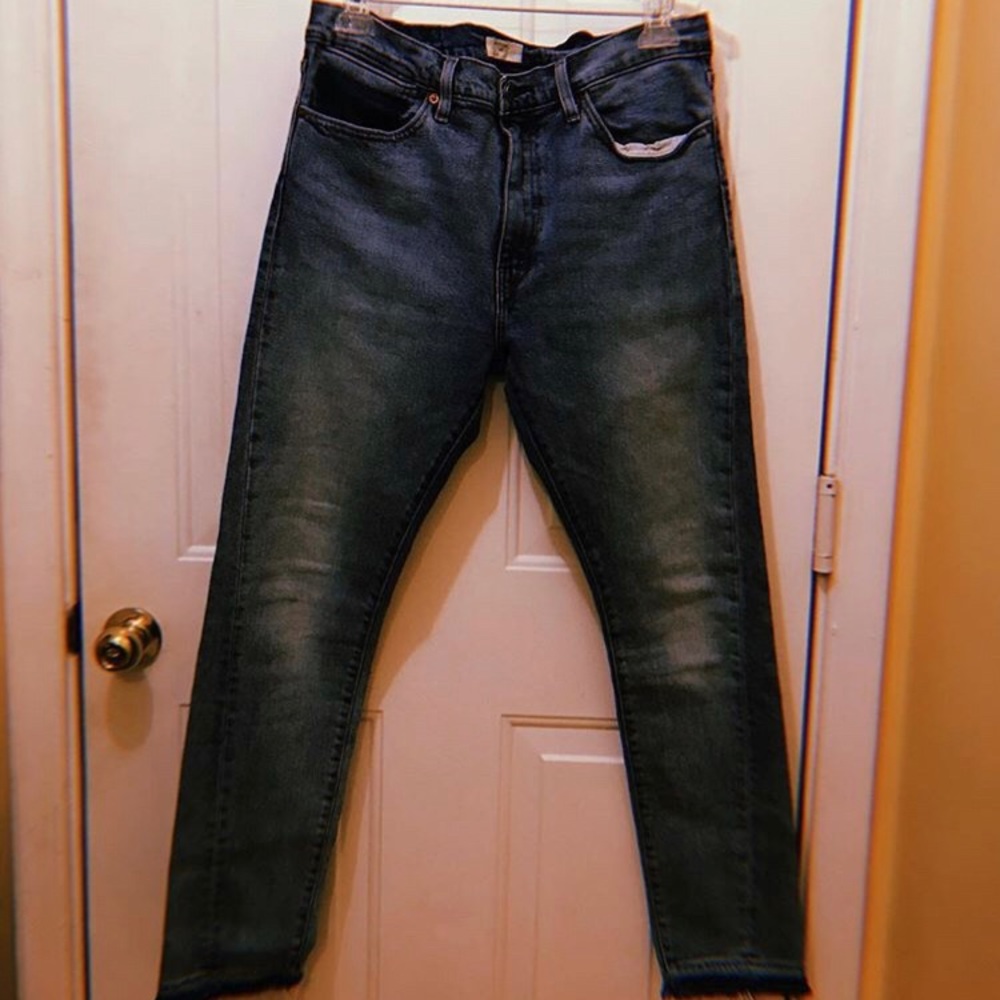 Levi’s Altered 510’s (36X32) w/ frayed bottoms